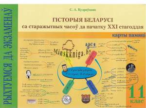 Гісторыя Беларусі са старажытных часоў да пачатку XXI века, 11 класс, Карты памяці, Кудрявцева С.А., Экоперспектива